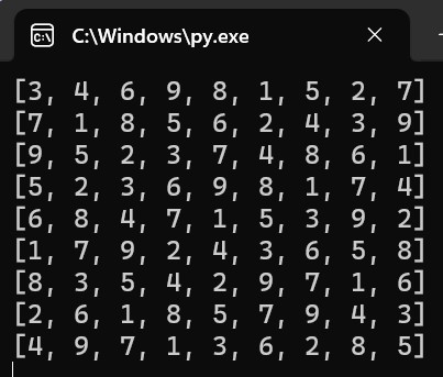 Sudoku Pygame